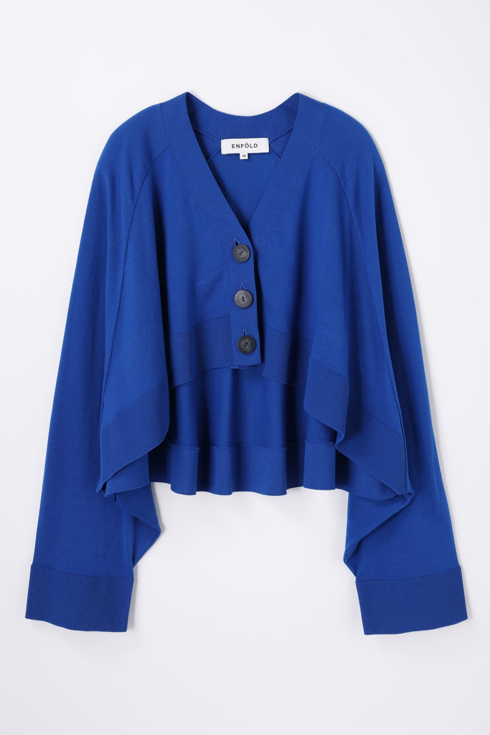 UMBRELLA CARDIGAN BLU 38