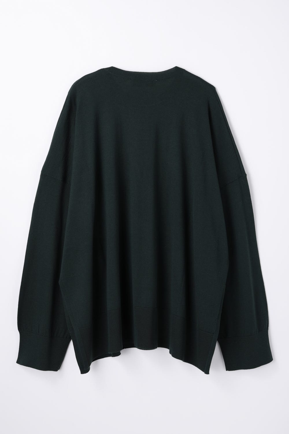 BOX WIDE PULLOVER D/GRN 38