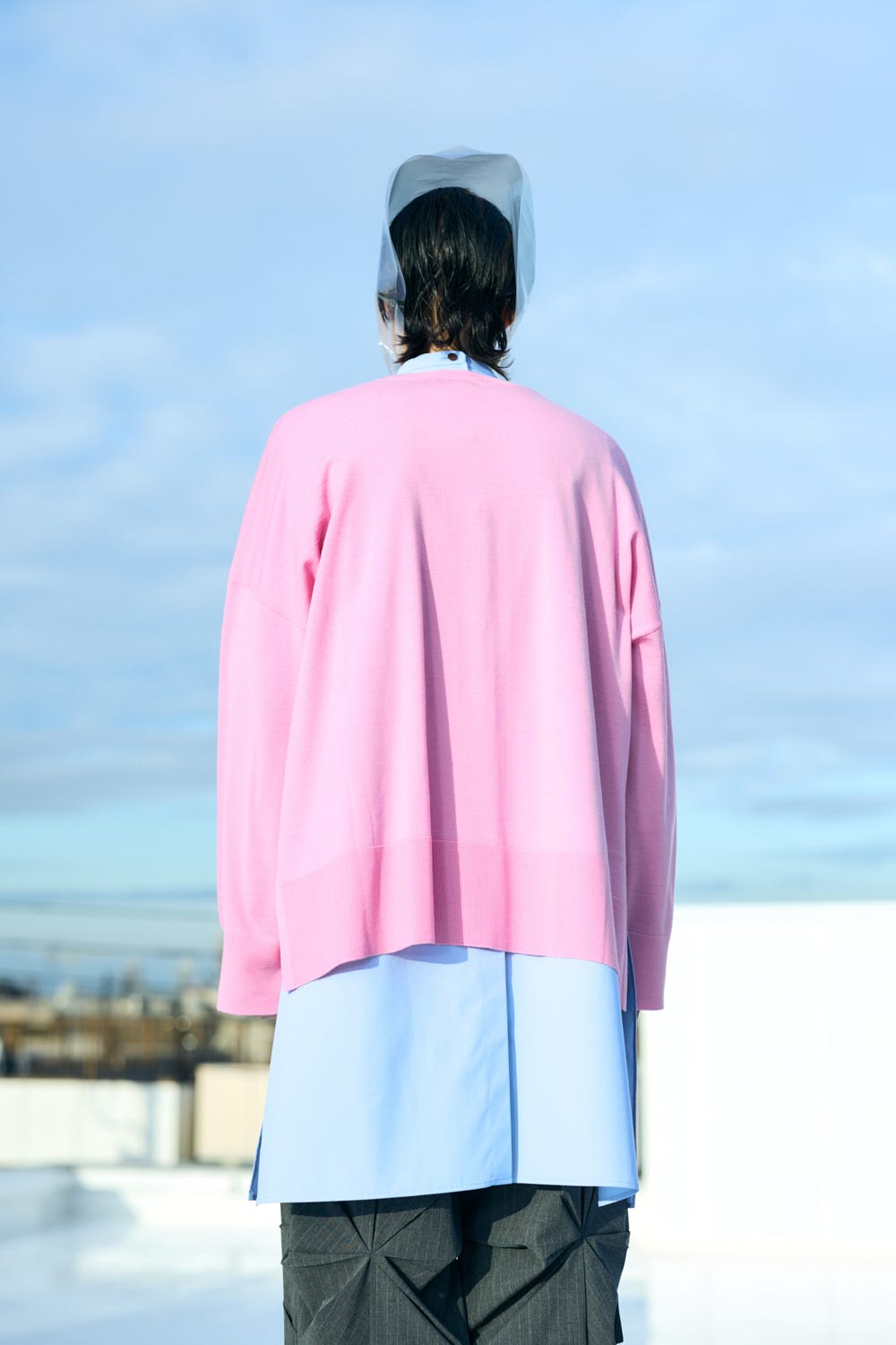 BOX WIDE PULLOVER PNK 38