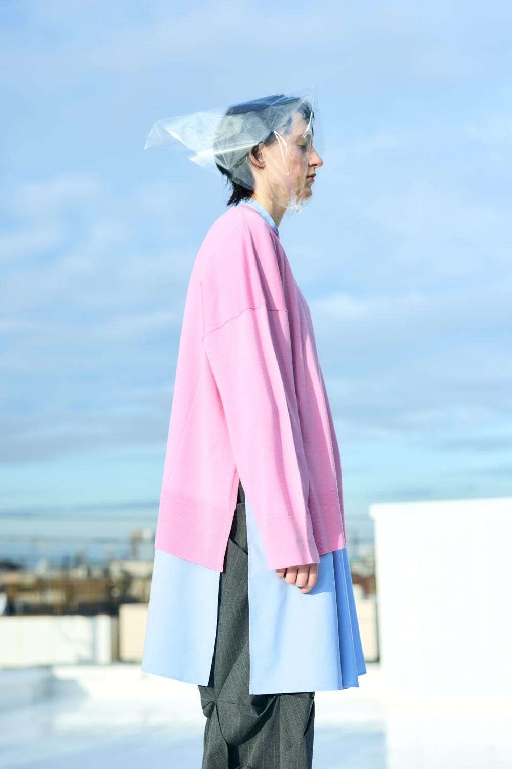 BOX WIDE PULLOVER PNK 38
