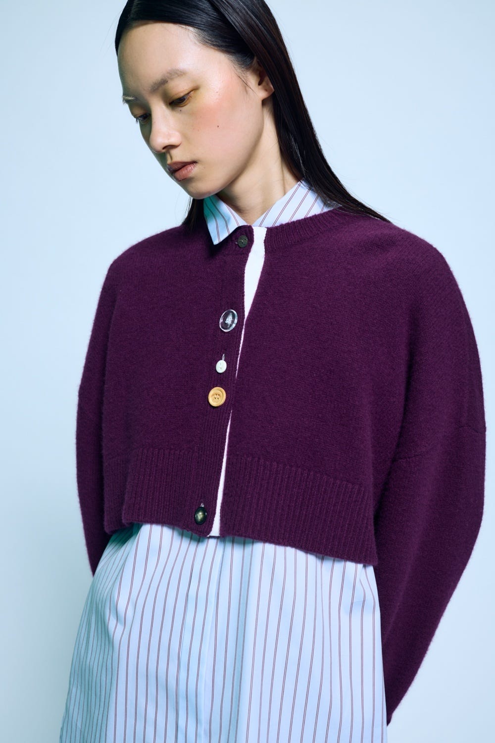 BUTTON CARDIGAN BRD 38