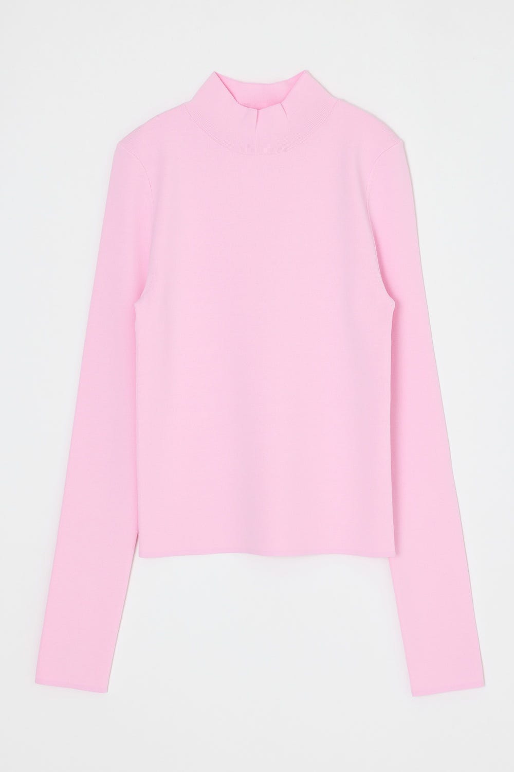 HIGH-NECK PULLOVER L/PNK 38
