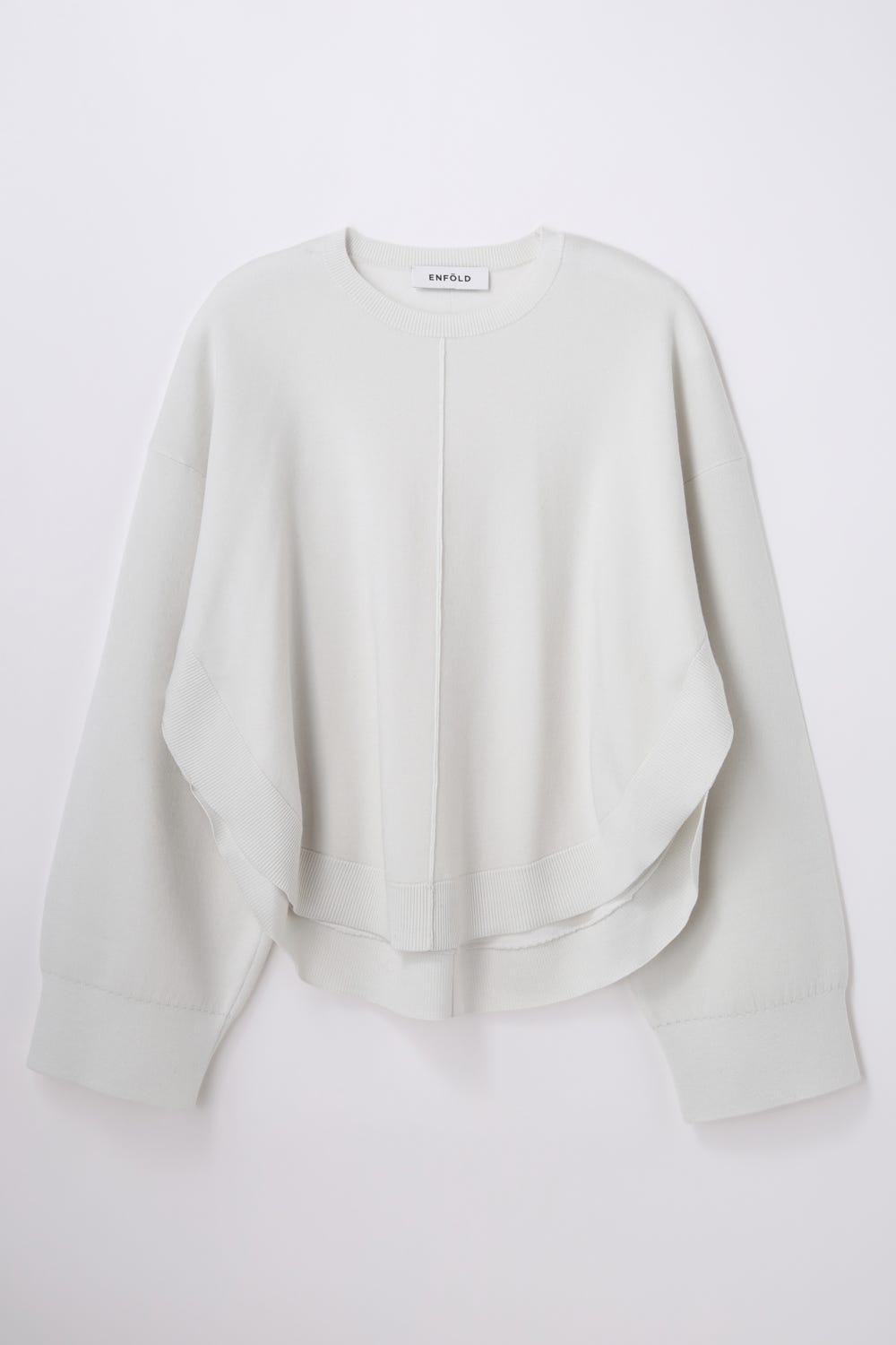 CIRCLE PULLOVER M/WHT 38