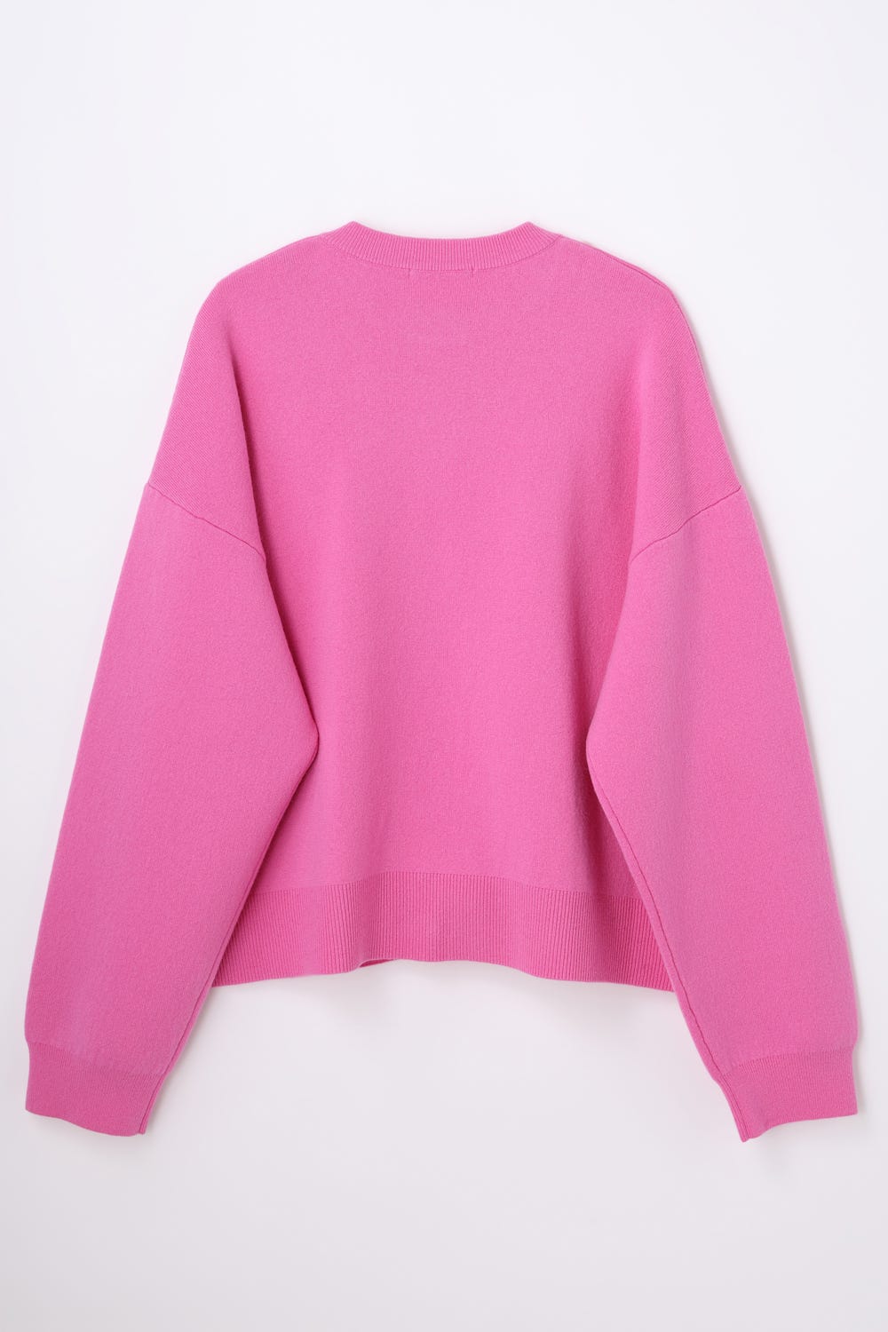 CREW-NECK CARDIGAN PNK 38