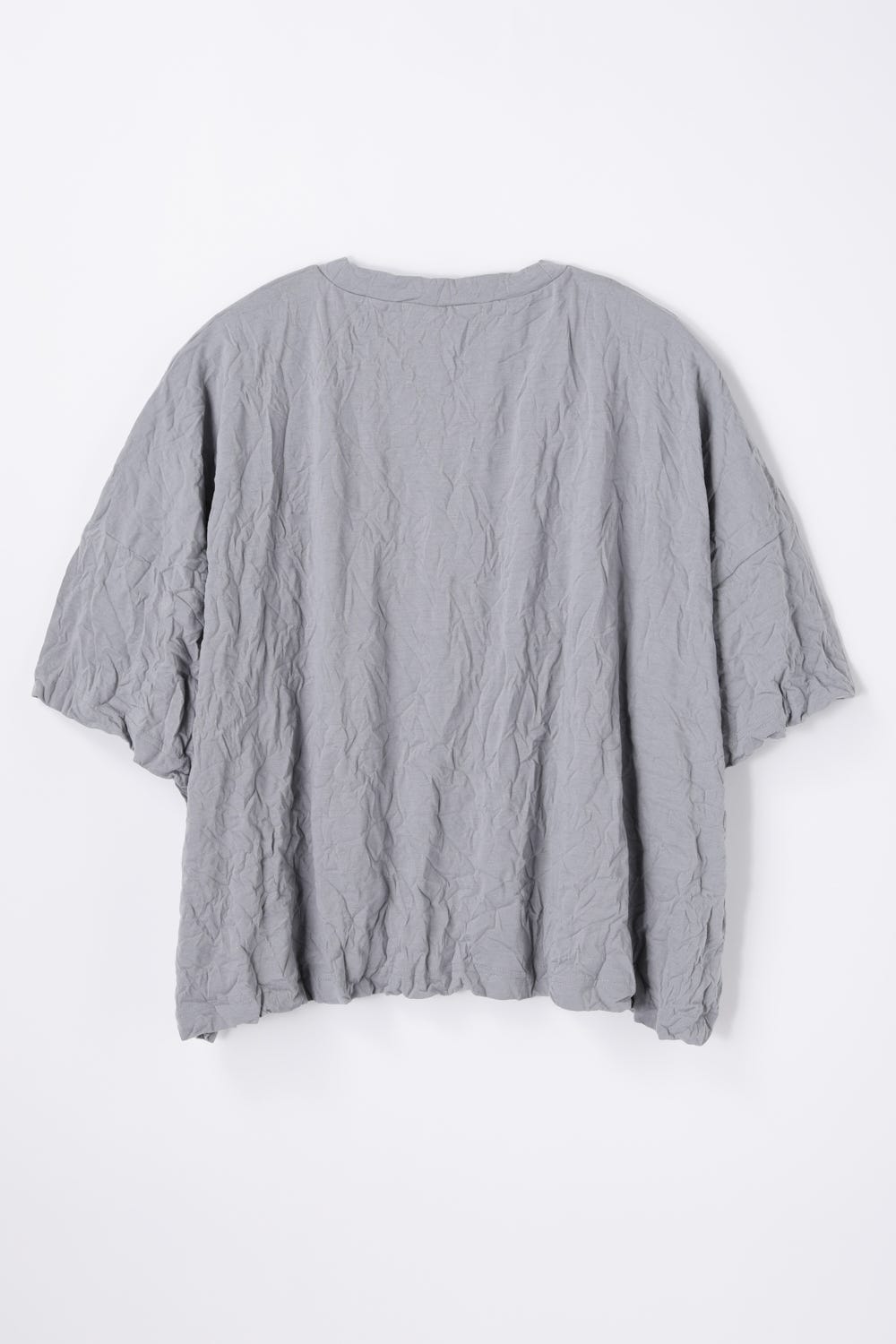 WRINKLE BOX T-SHIRT L/GRY 38