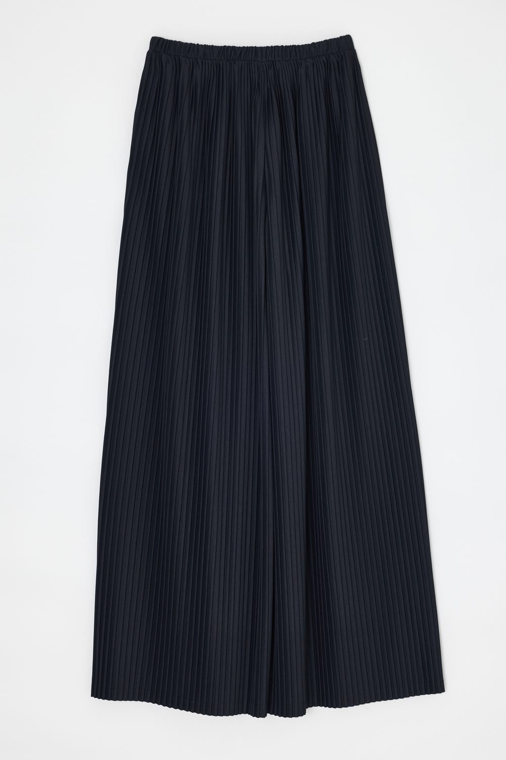 PLEATS RELAX WIDE-PANTS BLK 38