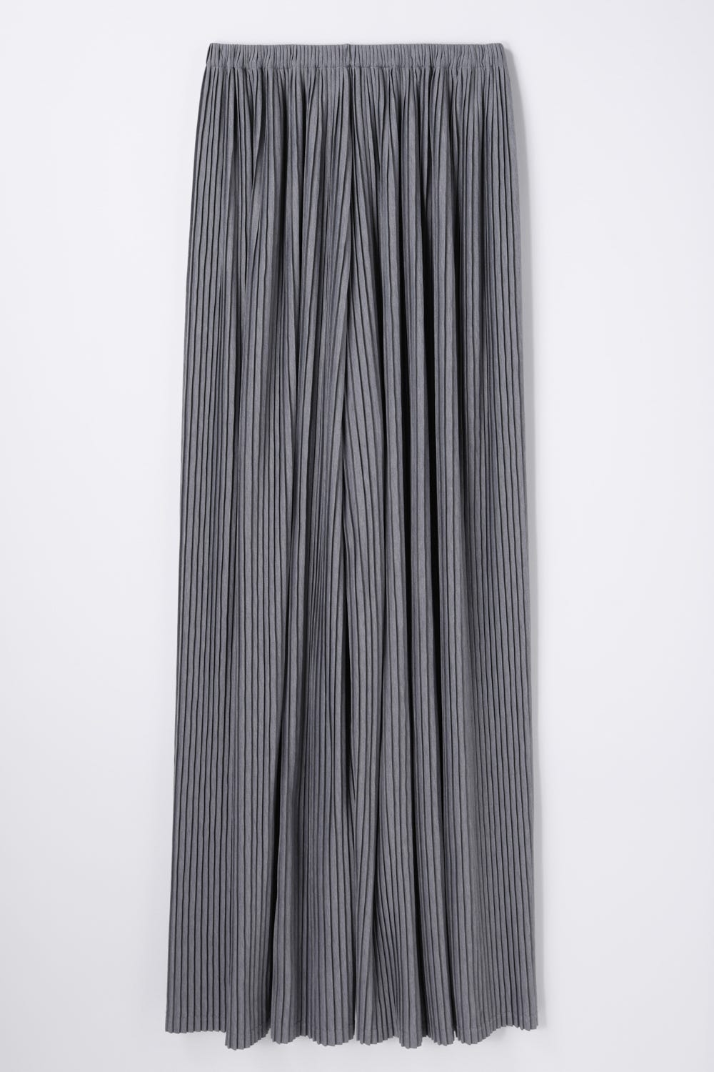 PLEATS RELAX WIDE-PANTS T.GRY 36