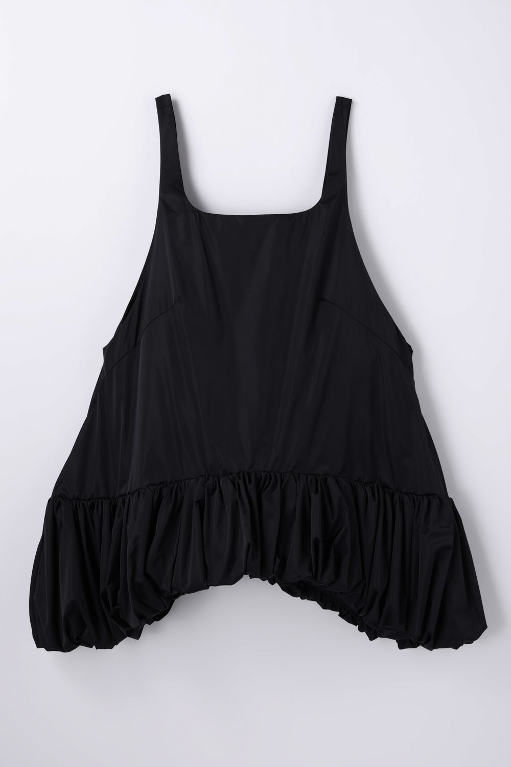 DROP-HEM CAMISOLE VEST BLK 38