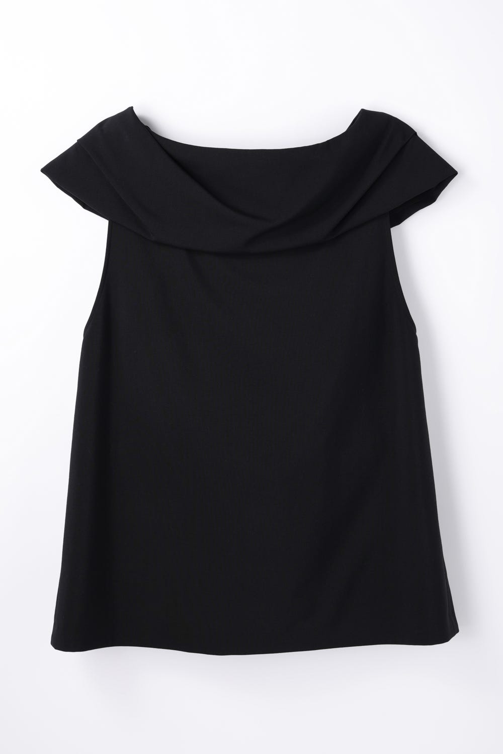 OFF-SHOULDER PULLOVER BLK 38