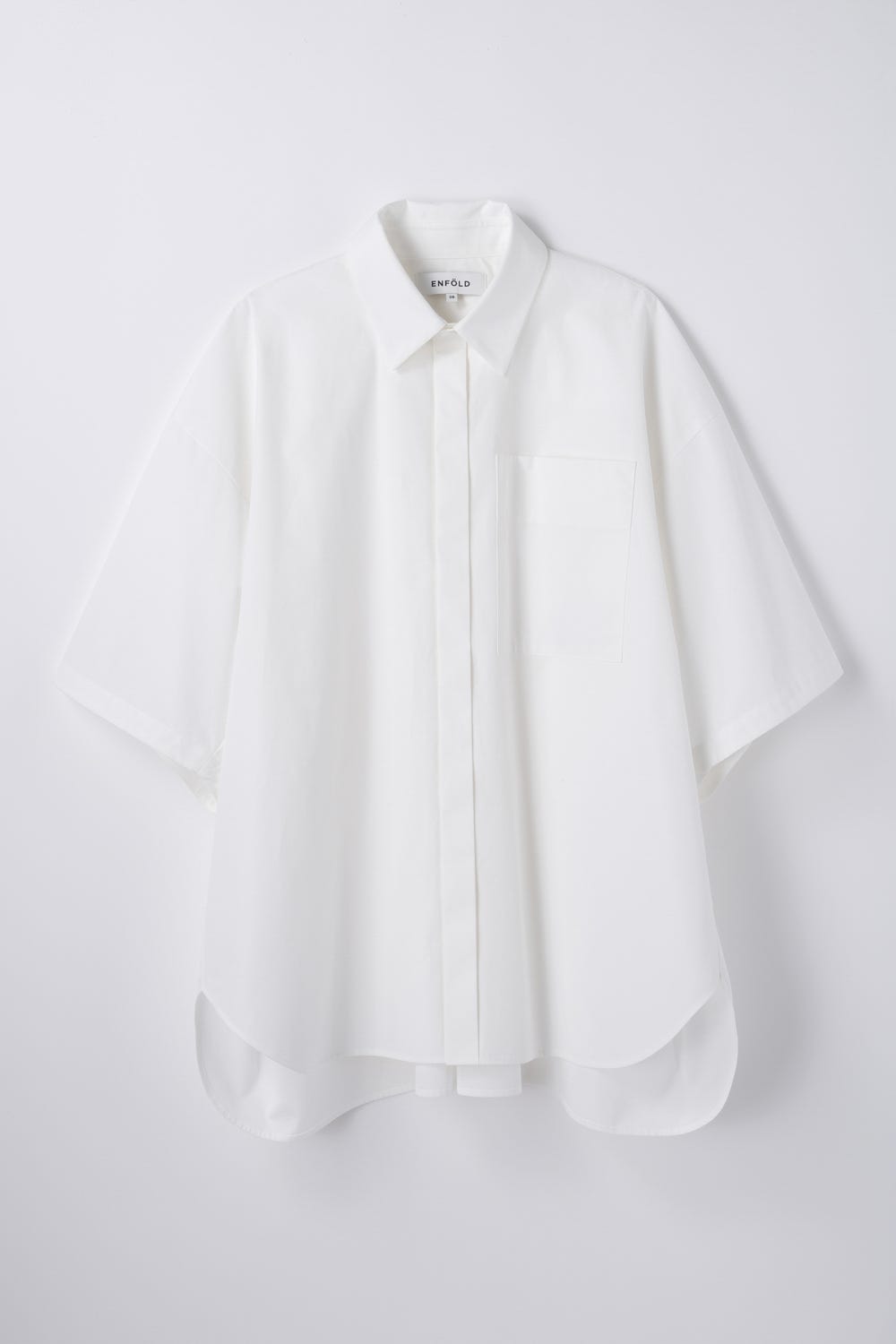 3/4SLEEVE LOOSE SHIRT WHT 38