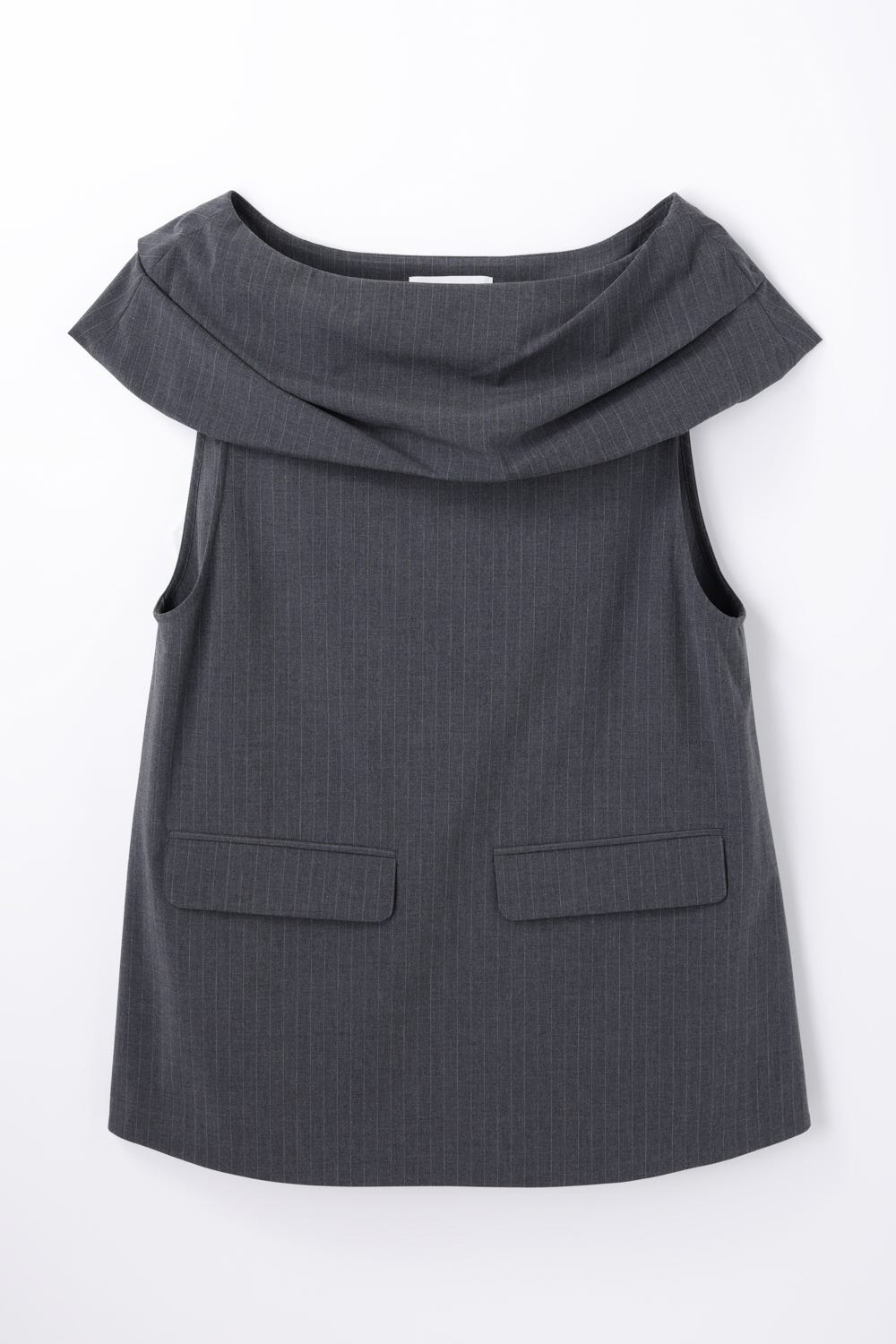 OFF-SHOULDER PULLOVER C.GRY 38