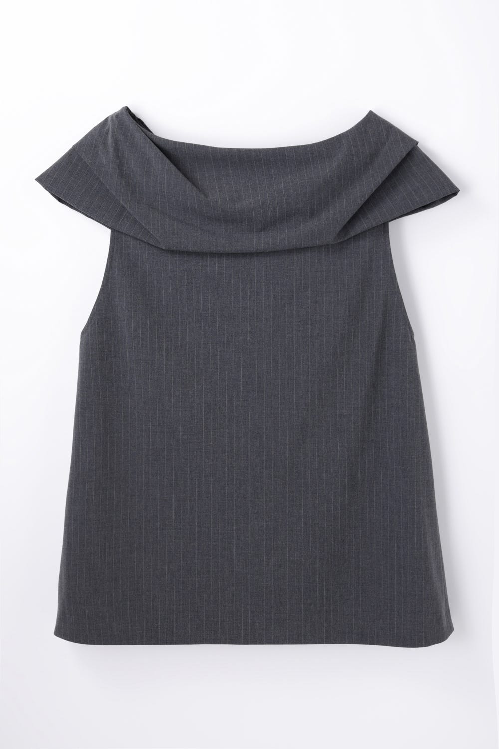 OFF-SHOULDER PULLOVER C.GRY 38
