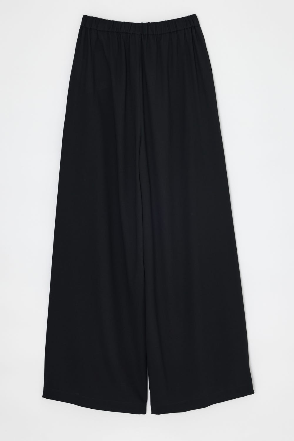 BOX PLEATS WIDE-PANTS BLK 38