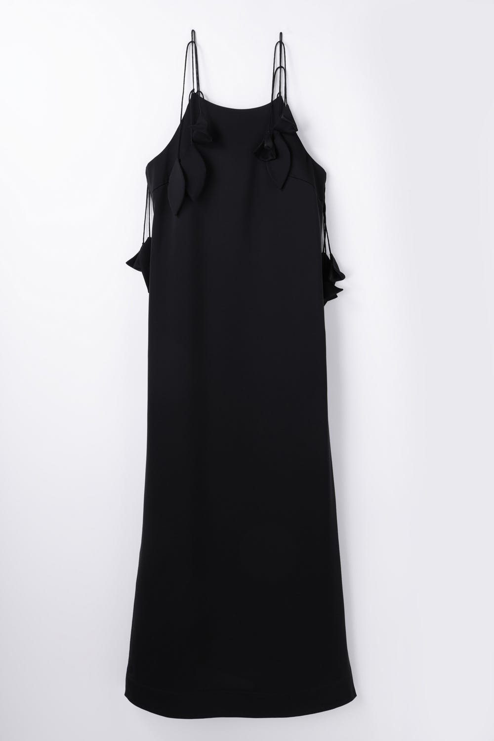 DROP CAMISOLE DRESS BLK 36