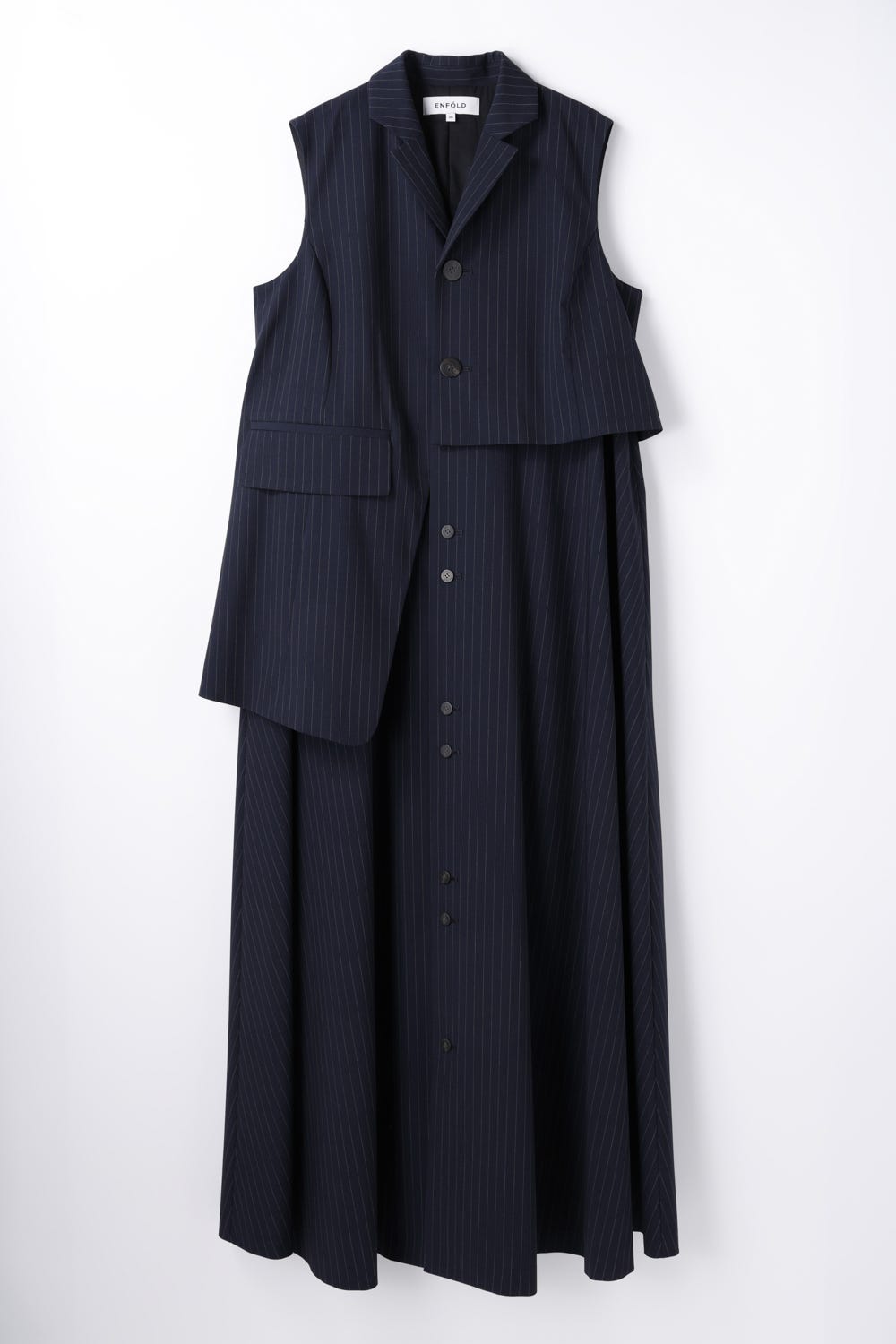 UMBRELLA HEM DRESS D/NVY 38