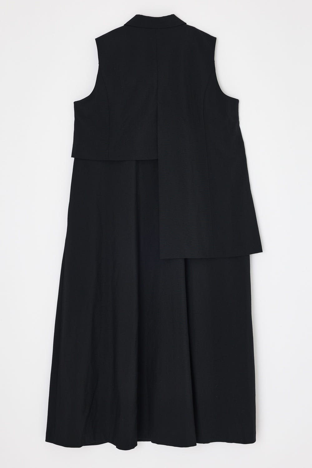UMBRELLA HEM DRESS BLK 38