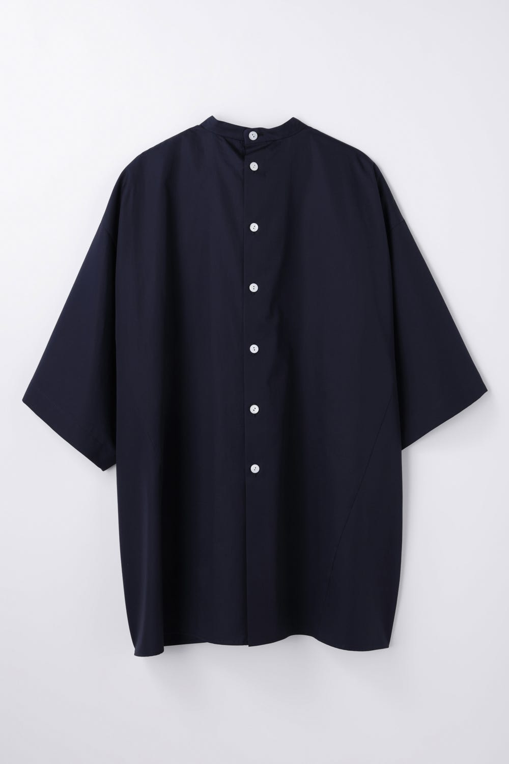 SOLID HEXAGON BLOUSE D/NVY 38