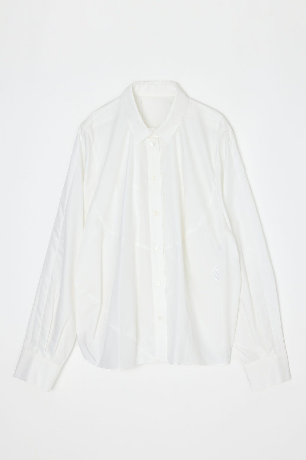 UNIQUE-SILHOUETTE SHIRT WHT 38