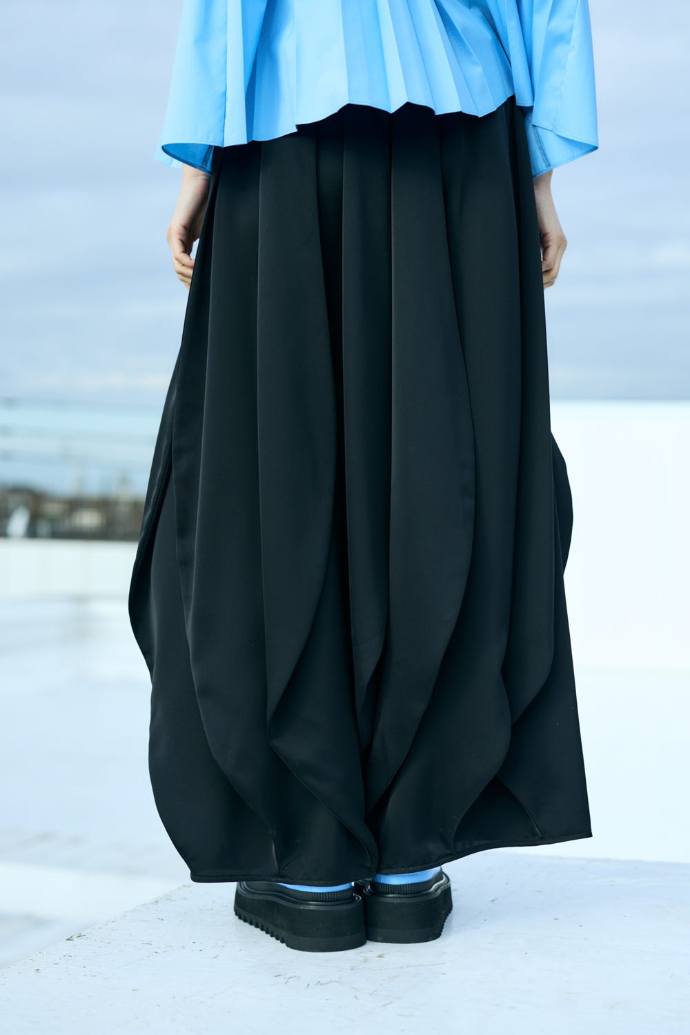 UMBRELLA SKIRT BLK 36