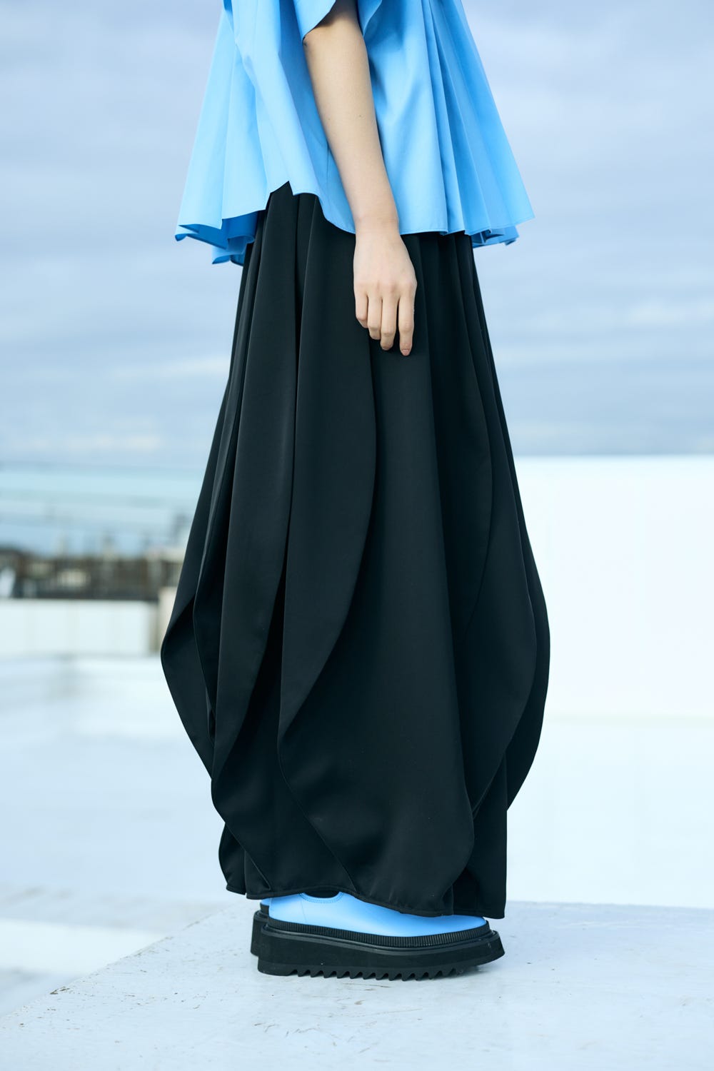 UMBRELLA SKIRT BLK 36