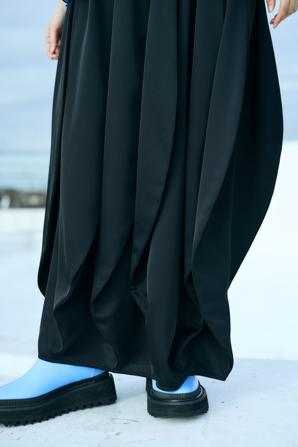 UMBRELLA SKIRT BLK 36