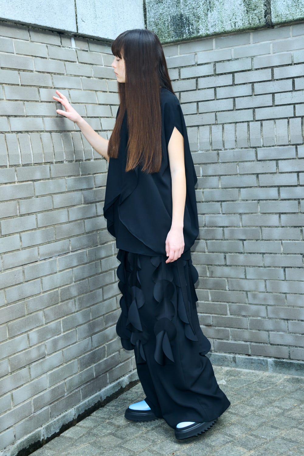 RAINDROPS SKIRT PARTS BLK 38