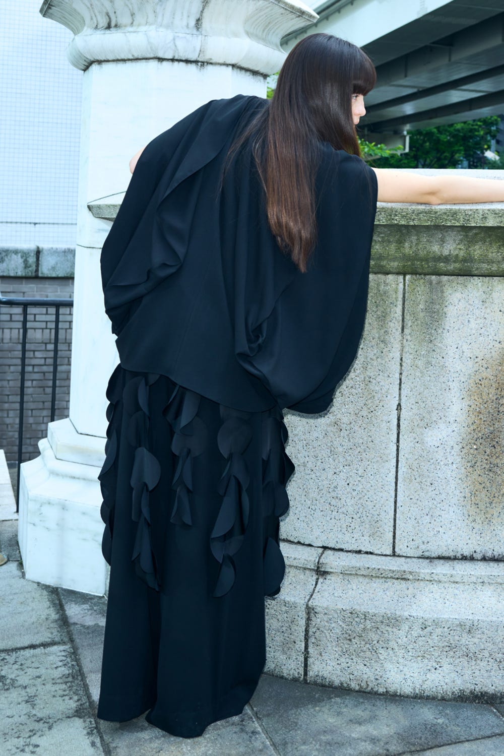 RAINDROPS SKIRT PARTS BLK 38