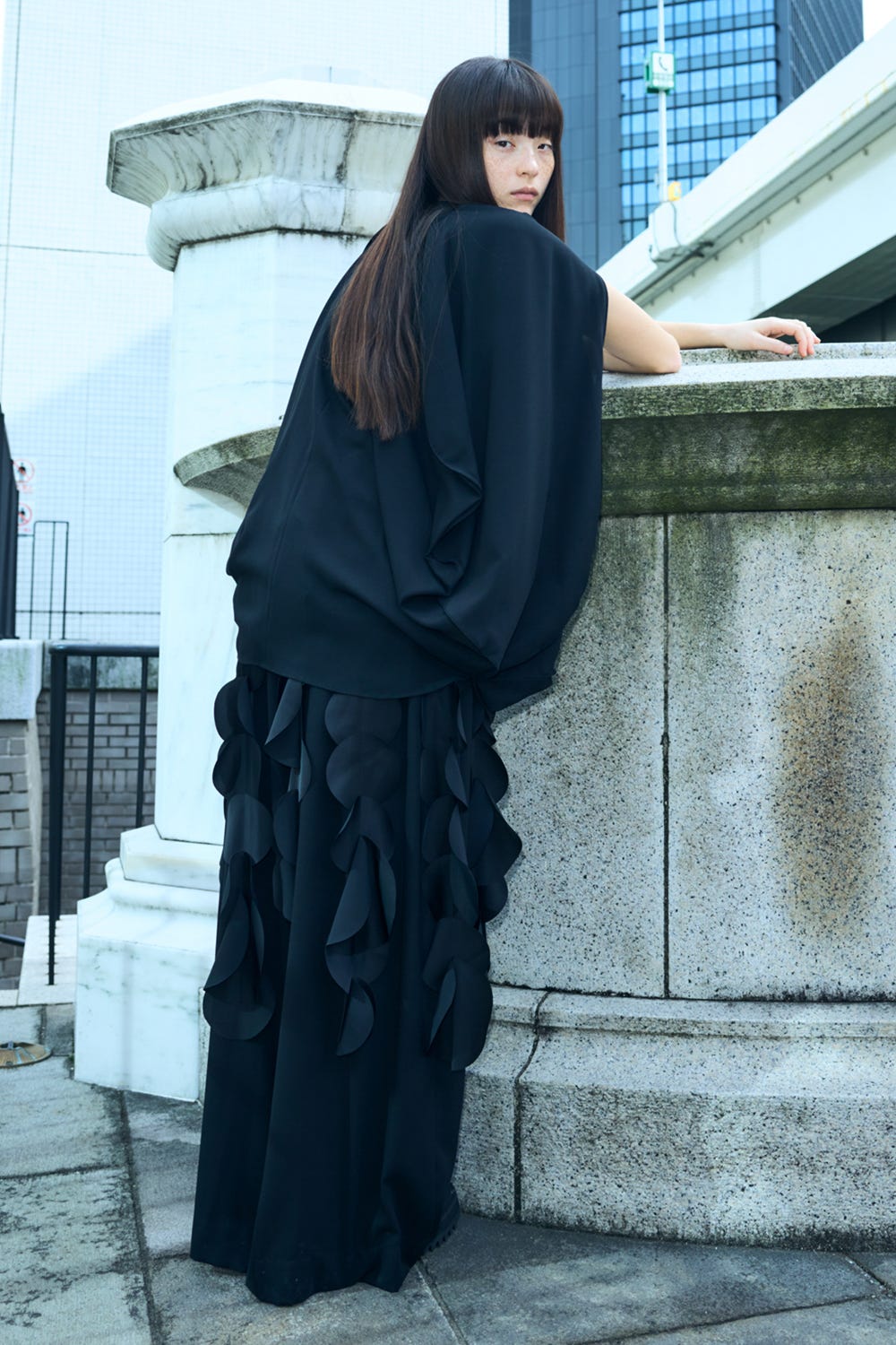 RAINDROPS SKIRT PARTS BLK 38
