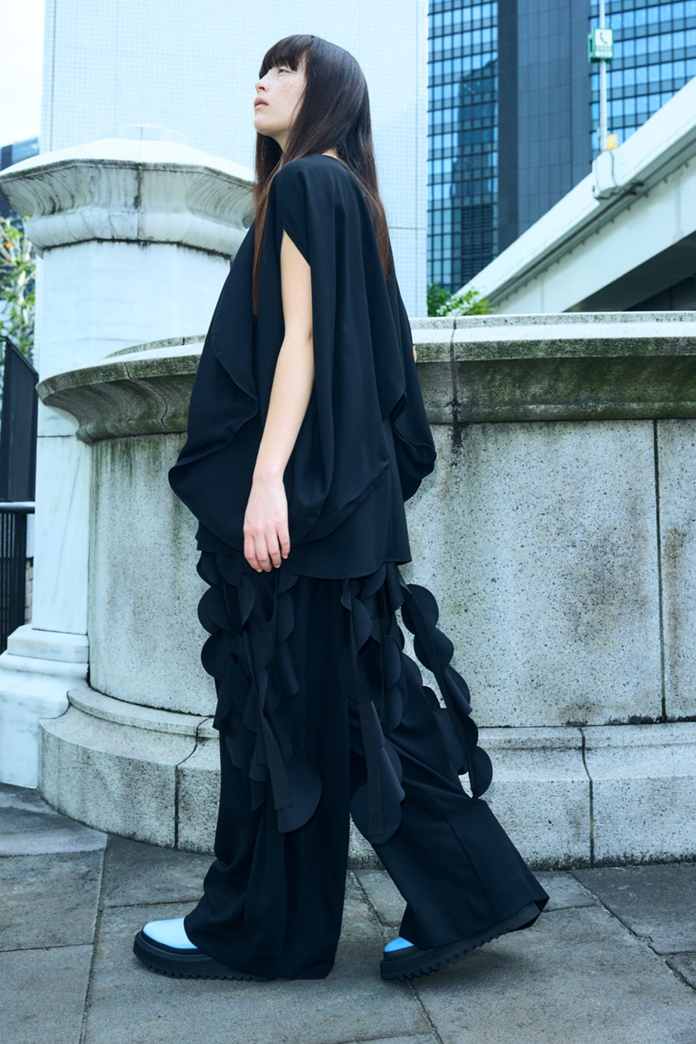 RAINDROPS SKIRT PARTS BLK 38