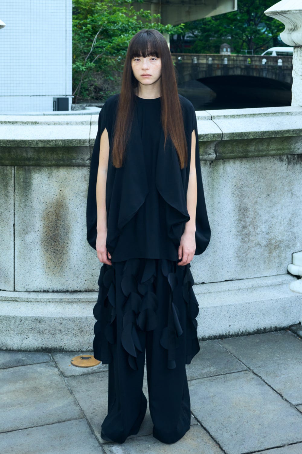 RAINDROPS SKIRT PARTS BLK 38