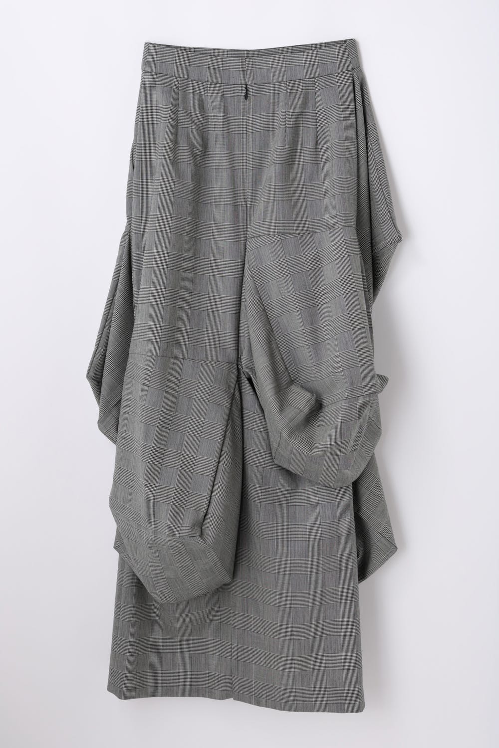 SQUARE DRAPE SKIRT BLK 36