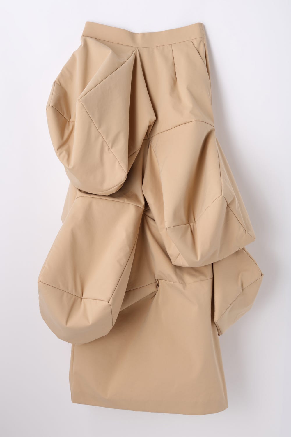 SQUARE DRAPE SKIRT BEG 36