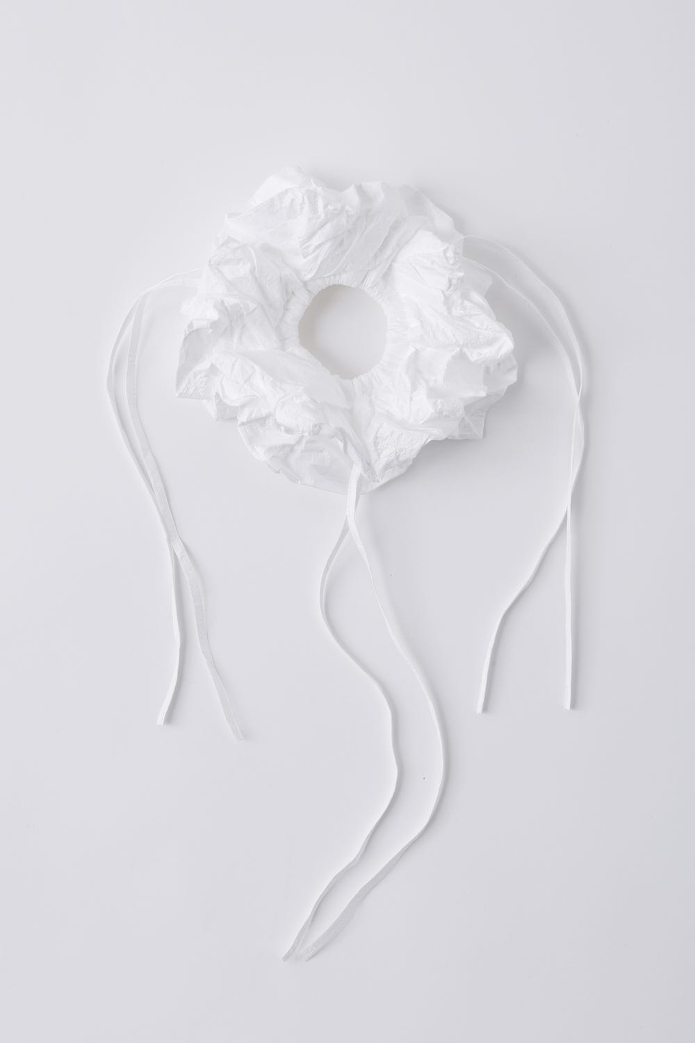 RAIN-CLOUD SCRUNCHIE WHT 38