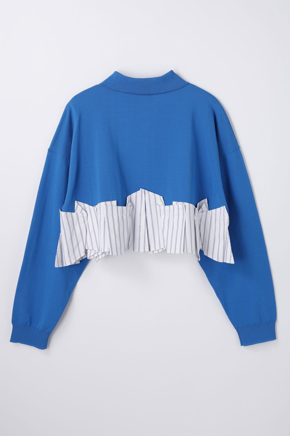 TACK DOCKING-HEM CARDIGAN M/BLU 38