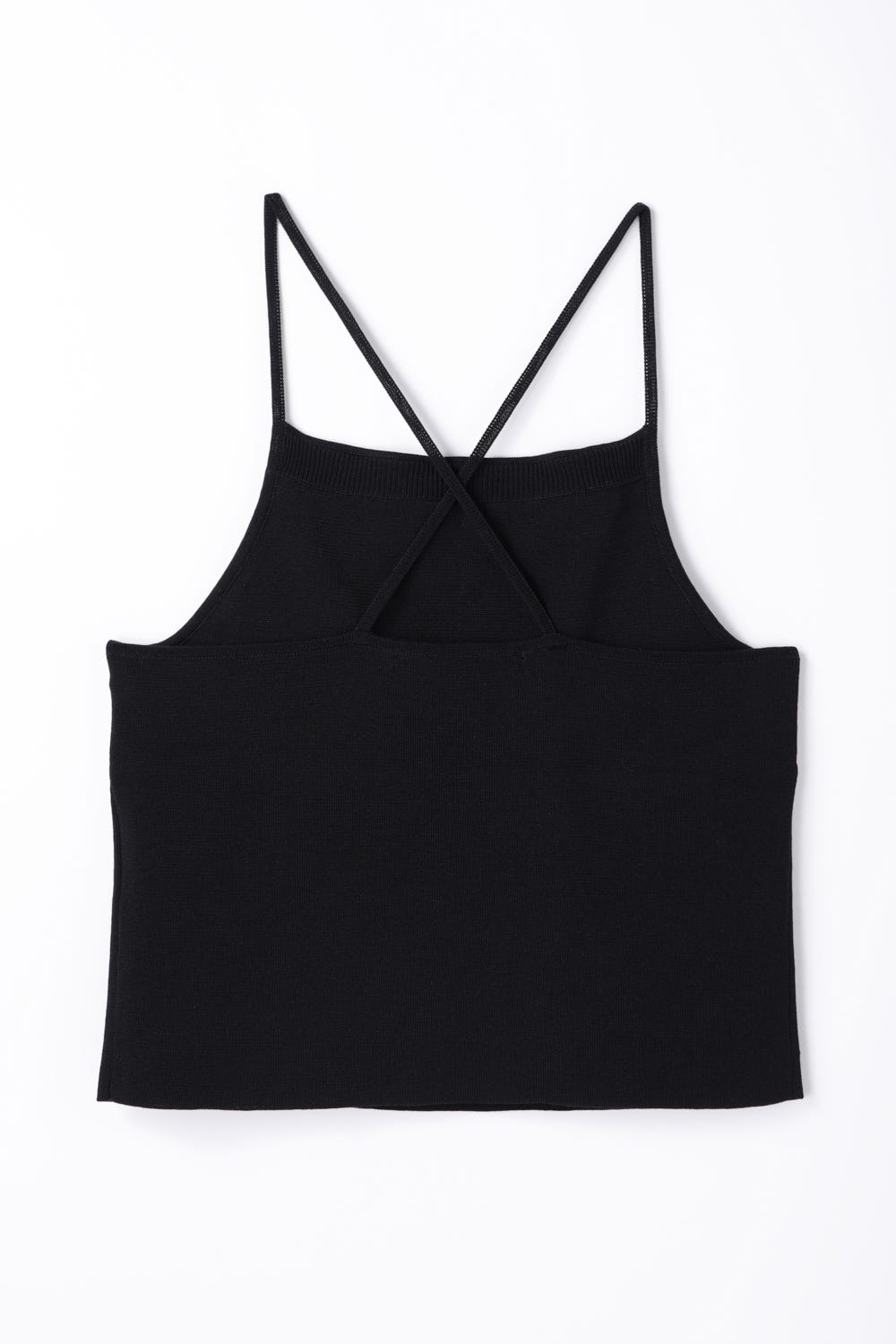 CROPPED CAMISOLE BLK 38