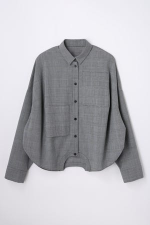 SYMMETRY CROPPED SHIRT