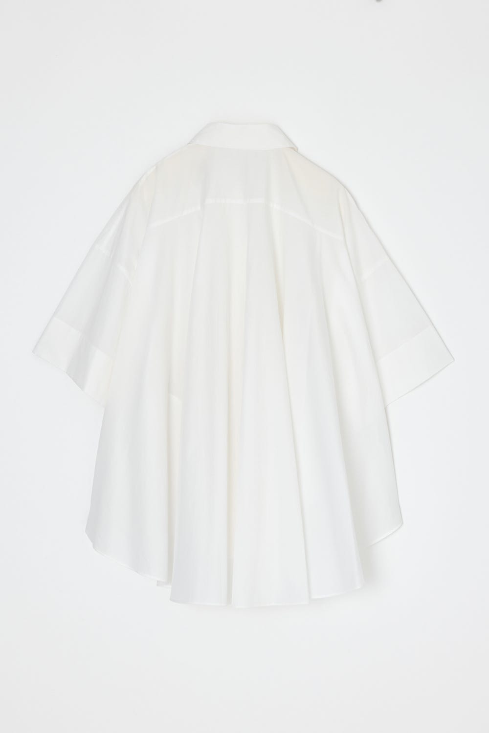 CIRCLE DRAPE SHIRT WHT 38