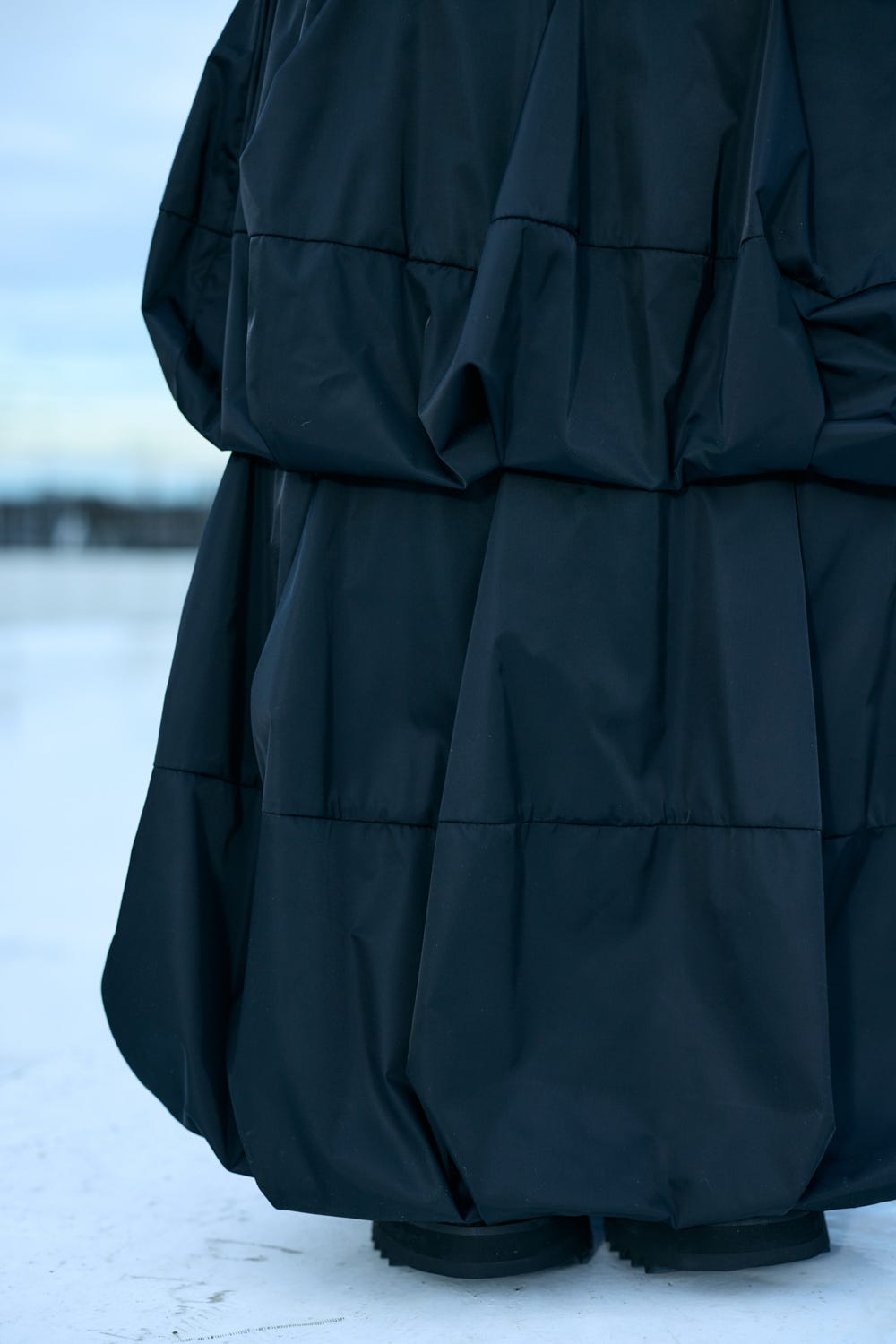 RAIN-CLOUD SKIRT BLK 36