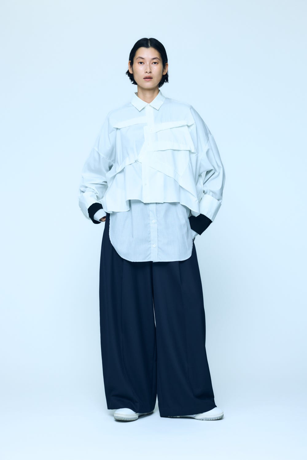 SEMI EASY CP FIG PANTS D/NVY 38