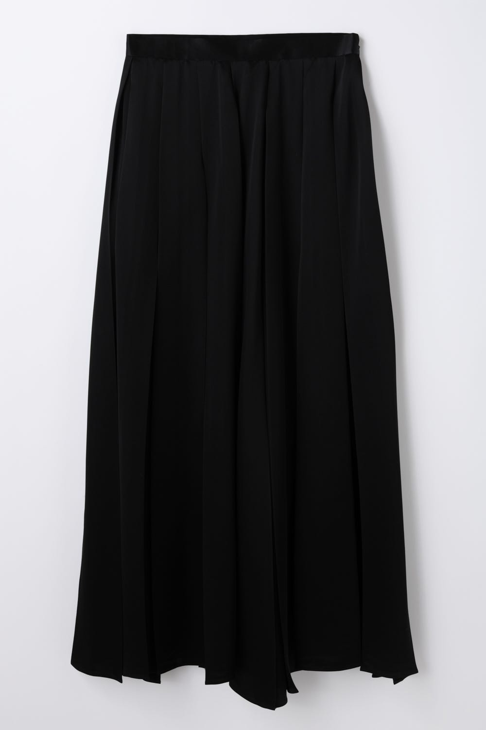 BOX-PLEATS SKIRT BLK 36