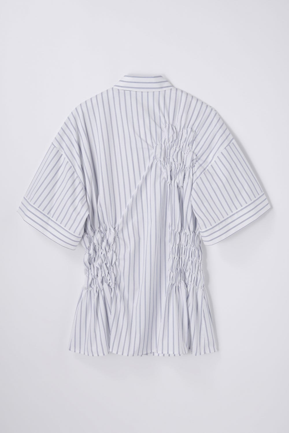 SHIRRING SHIRT WHT 38