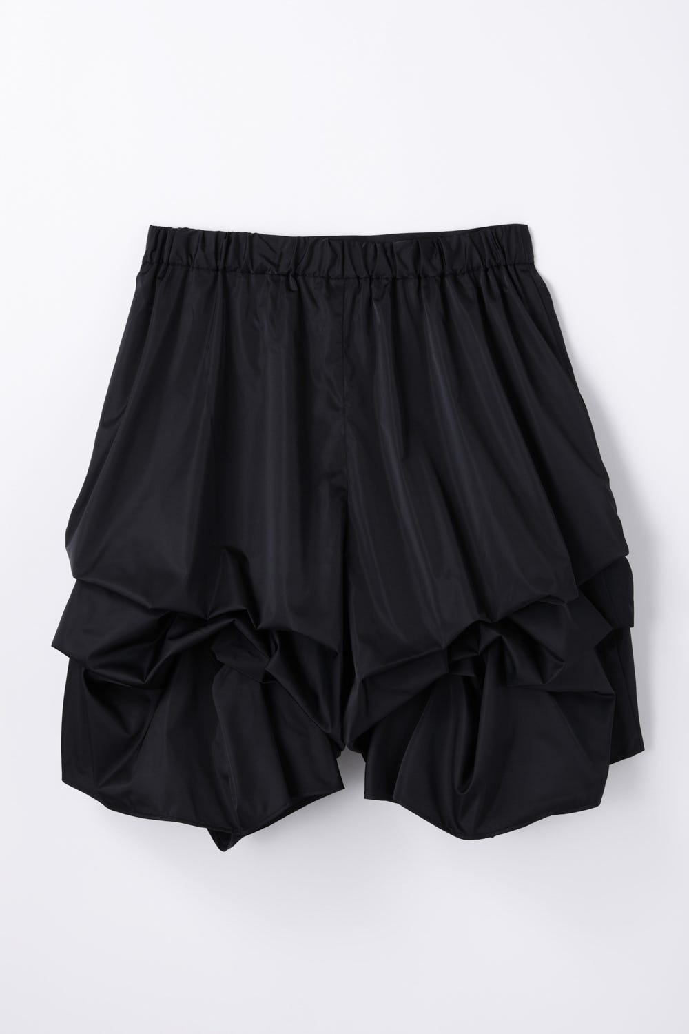 DISTORTED SHAPE SHORT-PANTS BLK 36