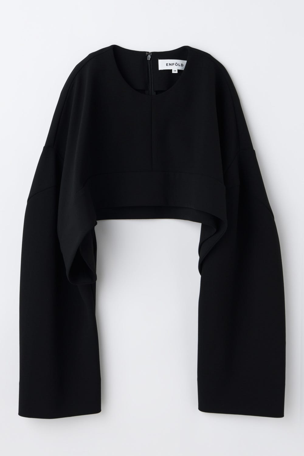 CROPPED PULLOVER BLK 38