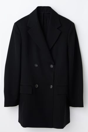 WIDE-SHOULDER DOUBLE JACKET