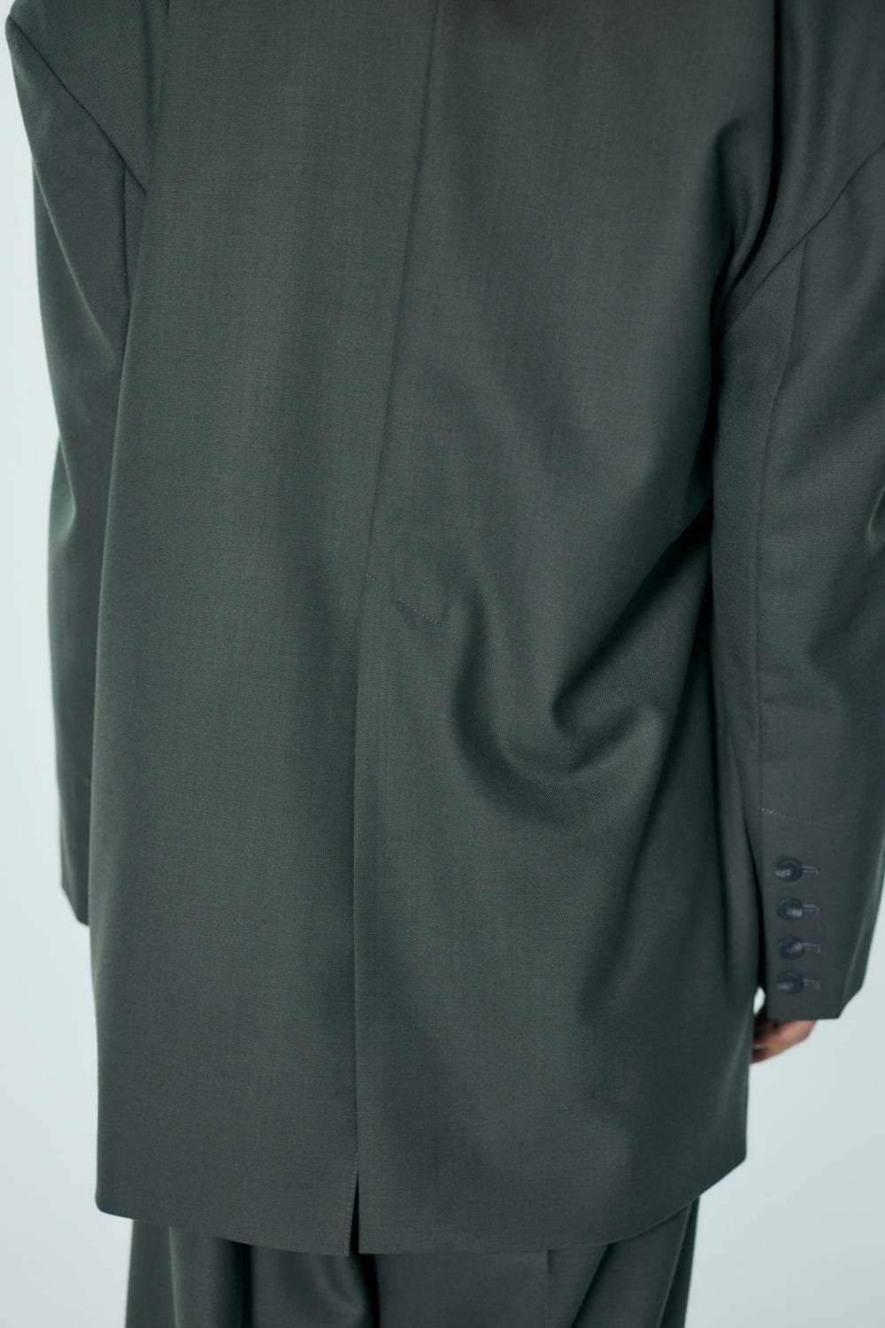 OVER-SHOULDER VEST JACKET GRY 36