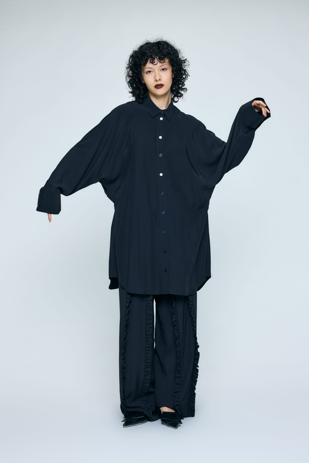 SHAPE LONG-SHIRT BLK 38