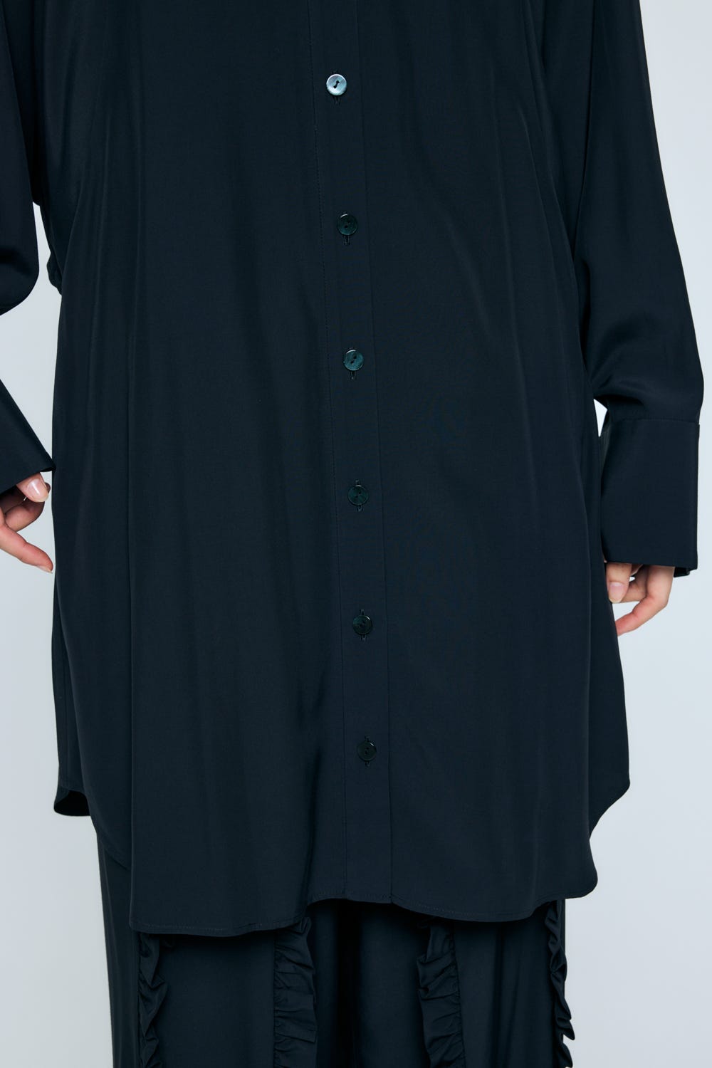 SHAPE LONG-SHIRT BLK 38