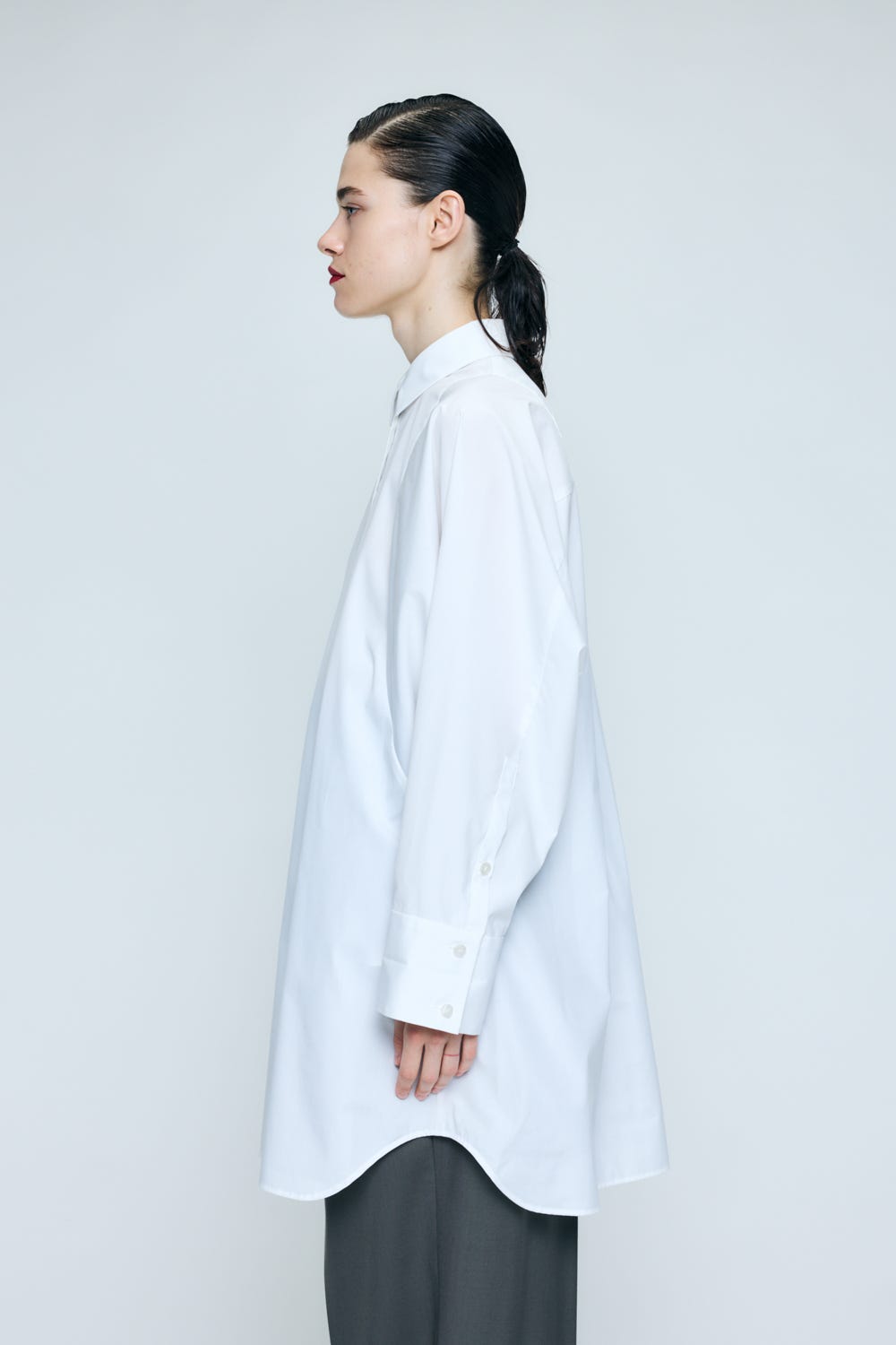 SHAPE LONG-SHIRT WHT 38