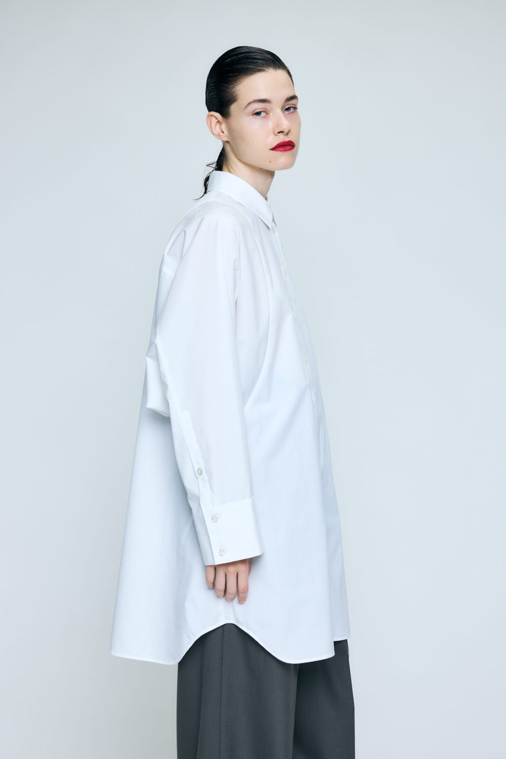 SHAPE LONG-SHIRT WHT 38