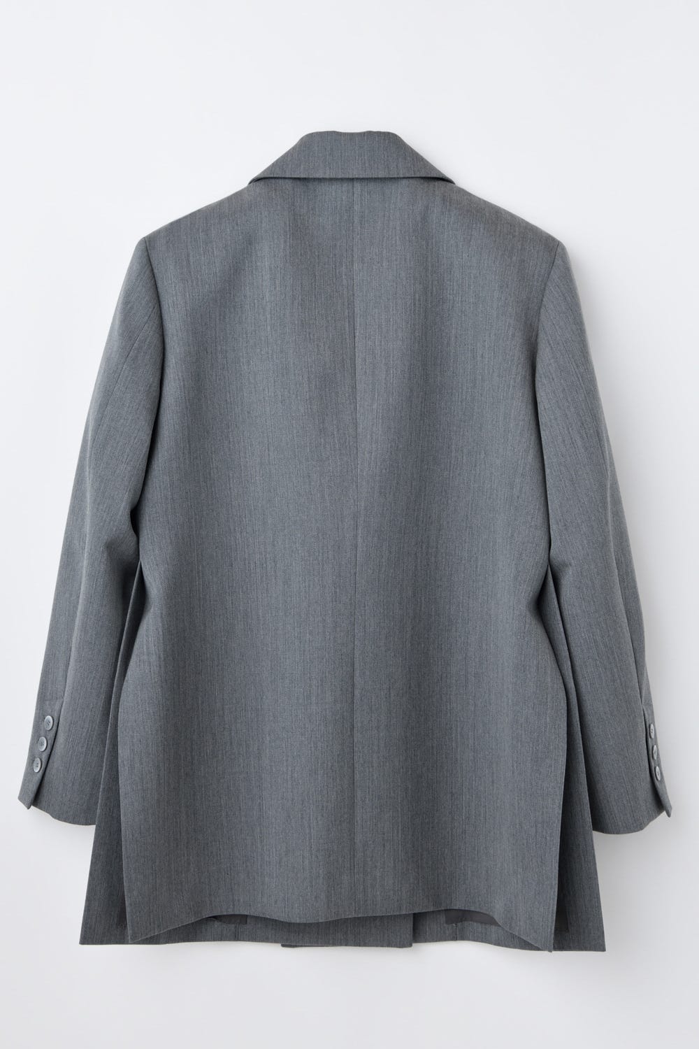 WIDE-SHOULDER DOUBLE JACKET T.GRY 38